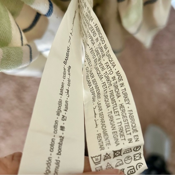 ZARA Casual Summer Striped Sleeveless Linen Maxi Dress / Size Medium - Picture 10 of 11